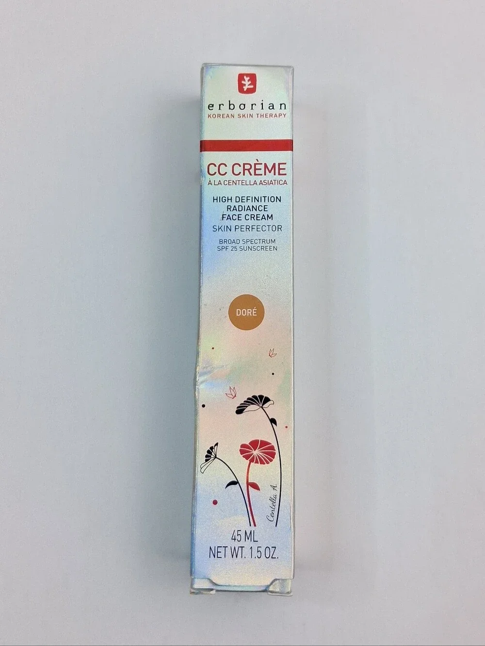 Erborian CC Crean Color Corrector Cream SPF 25 Doré 1.5oz.